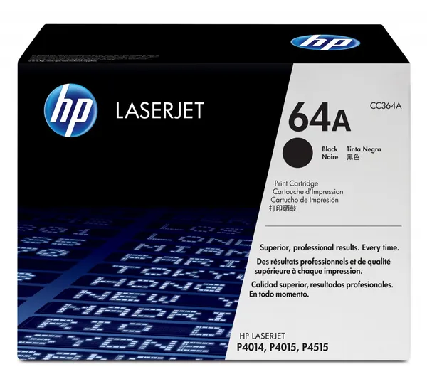 HP Cartucho de tóner original LaserJet 64A negro CC364A