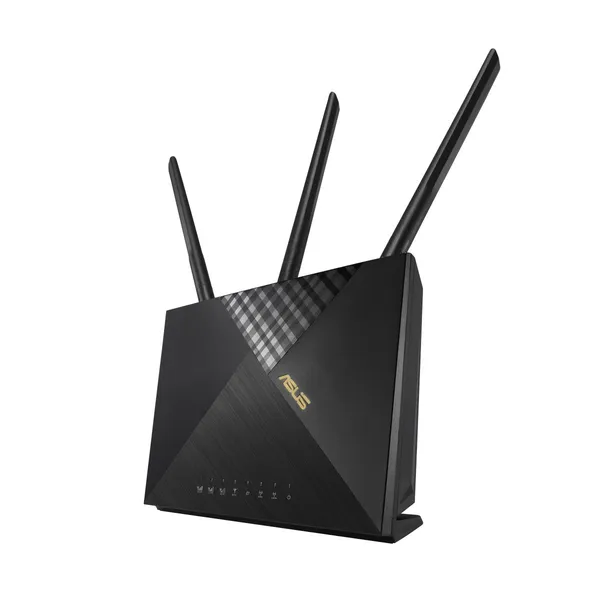 Router Gigabit de Doble Banda Wi-Fi 6 ASUS 4G-AX56 con Soporte 4G-AX56