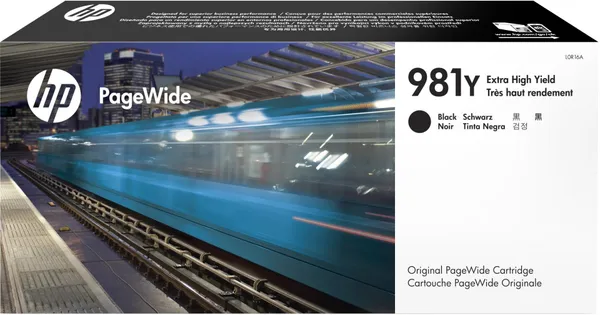 HP Cartucho original PageWide 981Y negro de alto rendimiento - L0R16A
