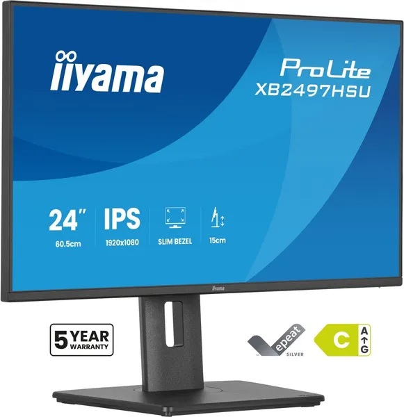 iiyama ProLite XB2497HSU-B1 pantalla para PC 60,5 cm XB2497HSU-B1