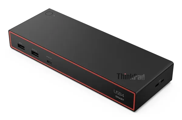 Lenovo ThinkPad USB4 Smart Dock 5500 Alámbrico Negro 40BC0100EU