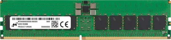 Micron RDIMM DDR5 32GB 2Rx8 5600MHz PC5-44800 ECC MTC20F2085S1RC56BR