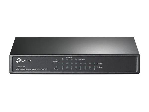 TP-Link TL-SG1008P switch No administrado Gigabit Ethernet TL-SG1008P