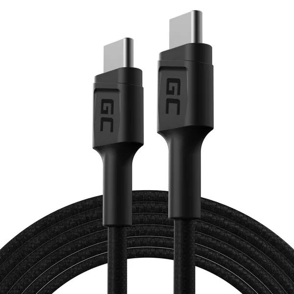 Green Cell KABGC29 cable USB 2 m USB 2.0 USB C Negro KABGC29