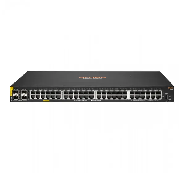 HPE Aruba Networking CX 6000 48G Class4 PoE 4SFP 740W Switch R9Y03A