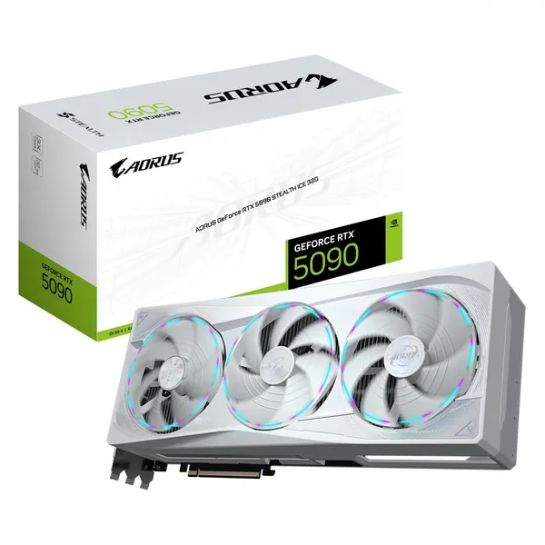 Gigabyte GeForce RTX 5090 Aorus Stealth Ice GV-N5090AORUSST ICE-32GD