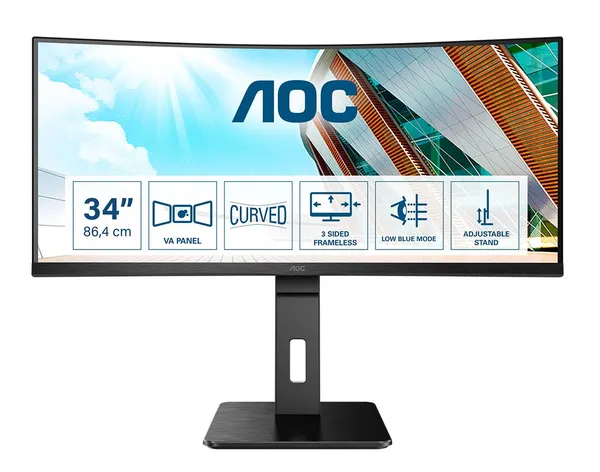 AOC P2 CU34P2A LED display 86,4 cm (34") 3440 x 1440 Pixeles CU34P2A