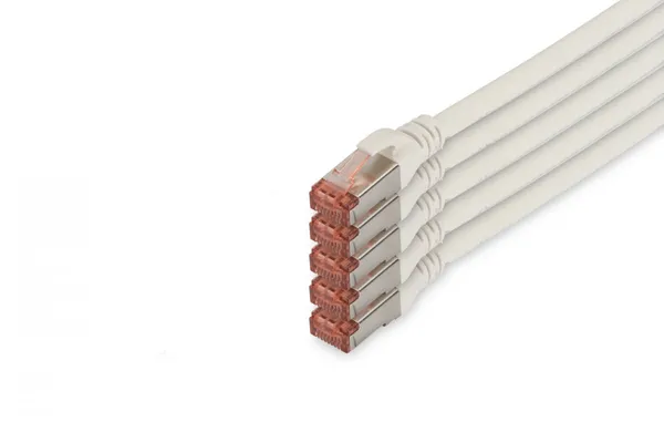 Digitus DK-1644-100-WH-5 cable de red Blanco 10 m DK-1644-100-WH-5