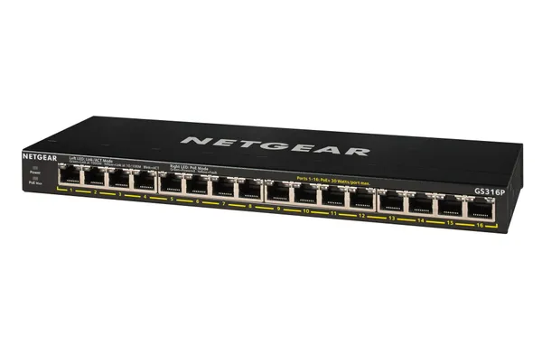NETGEAR GS316P No administrado Gigabit Ethernet GS316P-100EUS