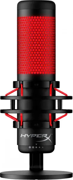 Micrófono de condensador HyperX QuadCast RGB, USB, filtro 4P5P6AA