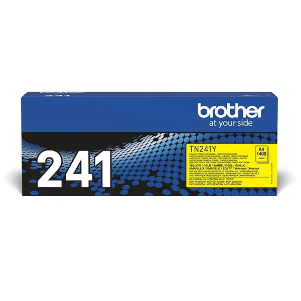 Brother TN-241Y cartucho de tóner 1 pieza(s) Original Amarillo TN241Y