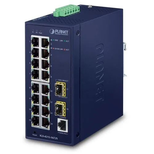 PLANET IGS-4215-16T2S switch Gestionado L2/L4 Gigabit IGS-4215-16T2S