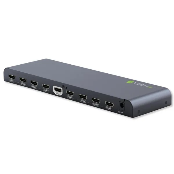 Techly IDATA HDMI2-4K8 Divisor Activo HDMI 2.0 4K@60Hz IDATA HDMI2-4K8