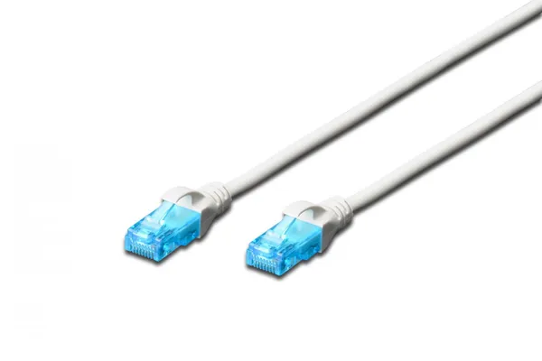 Digitus DK-1512-010/WH cable de red Blanco 1 m Cat5e DK-1512-010/WH