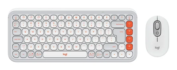 Logitech 920-013141 POP Icon Combo Ratón y Teclado Blanco 920-013141