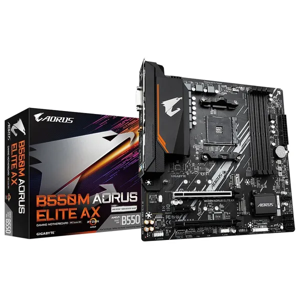 GIGABYTE B550M AORUS ELITE AX placa base AMD B550 B550M AORUS ELITE AX