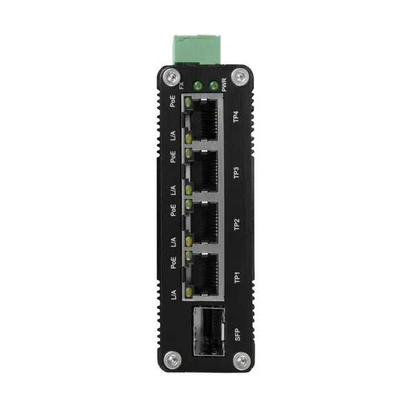 BCS BCS-ISP04G-1SFP Switch PoE Industrial de 4 Puertos BCS-ISP04G-1SFP
