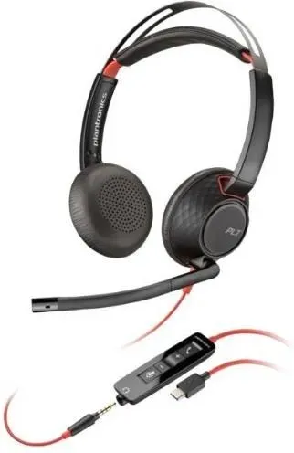 HP Poly Blackwire 5220 Stereo USB-C Headset +3.5mm Plug 8X231A6