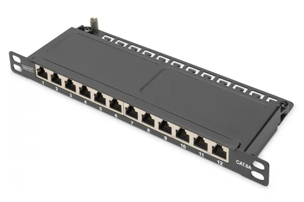 Digitus DN-91612S-SL-EA panel de parcheo 1U/2U DN-91612S-SL-EA