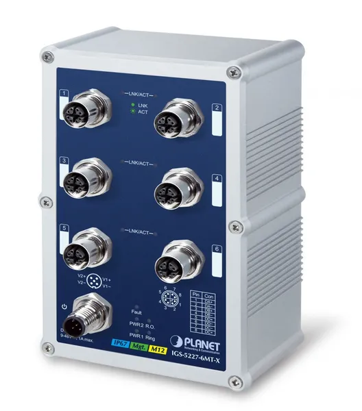 PLANET IGS-5227-6MT-X switch Gestionado L2+ Ninguno IGS-5227-6MT-X