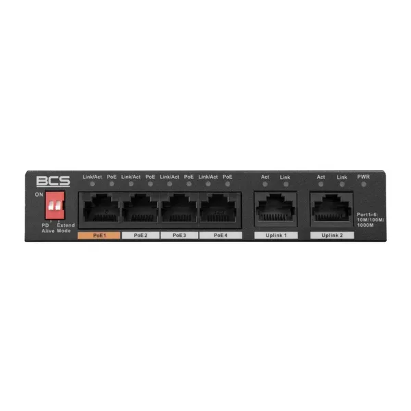 BCS BCS-L-SP04G02G(2) Switch PoE de 4 puertos exPoE BCS-L-SP04G02G(2)