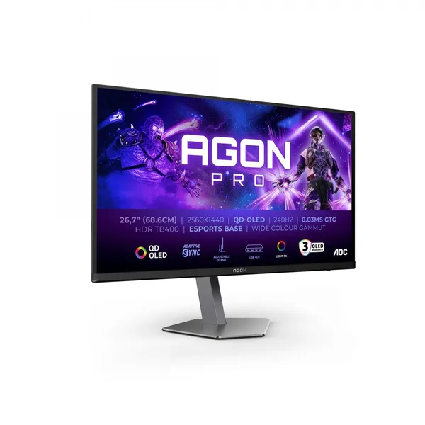 AOC AGON PRO AG276QZD2 pantalla para PC 67,3 cm (26.5") 2560 AG276QZD2