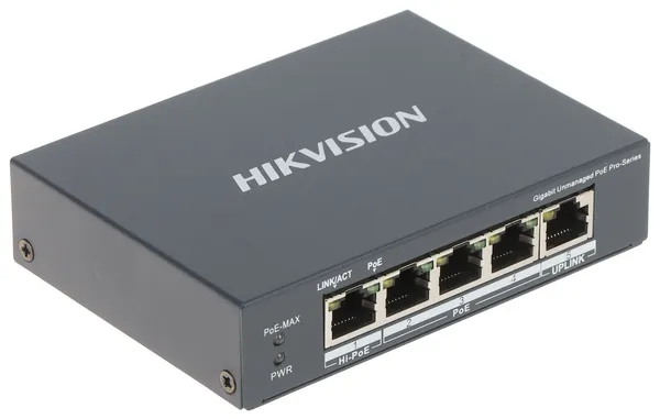 Hikvision DS-3E0505HP-E Interruptor POE Gigabit no DS-3E0505HP-E