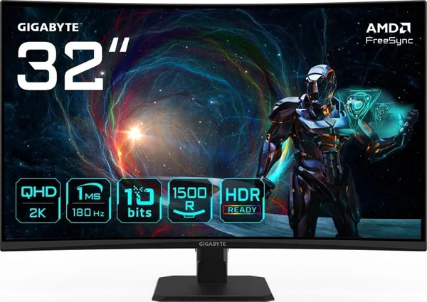 GIGABYTE GS32QCA pantalla para PC 80 cm (31.5") 2560 x 1440 GS32QCA