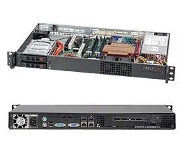 Supermicro SuperChassis 510T-203B Estante Negro 200 W CSE-510T-203B