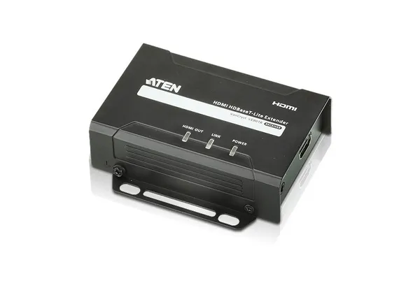 ATEN VE801R-AT-G extensor audio/video Receptor AV Negro VE801R-AT-G