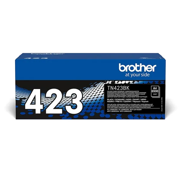 Brother TN-423BK cartucho de tóner 1 pieza(s) Original Negro TN423BK