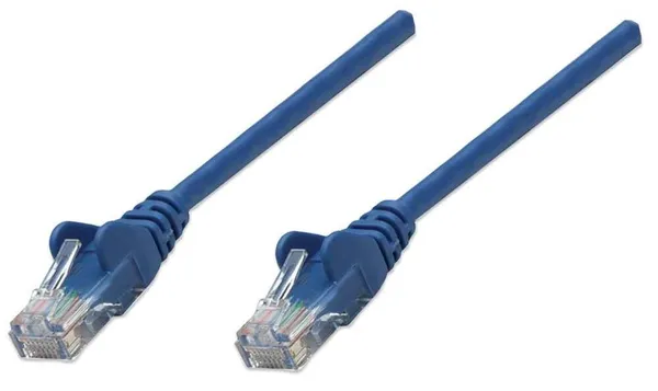 Intellinet 1m Cat6 cable de red Azul U/UTP (UTP) 342575