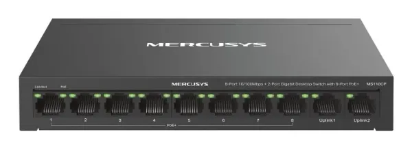 Mercusys MS110CP switch Fast Ethernet (10/100) Energía sobre MS110CP