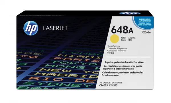 HP Cartucho de tóner original LaserJet 648A amarillo CE262A
