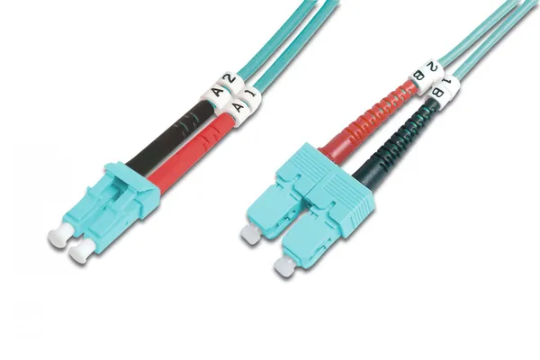 DIGITUS Fiber Optic Patch Cord LC to SC Multimode 50/125m DK-2532-02/3