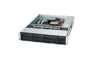 Supermicro SC825TQC-600LPB Estante Negro 600 W CSE-825TQC-600LPB