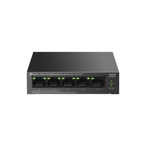 TP-Link LiteWave LS105P No administrado Fast Ethernet (10/100) LS105LP