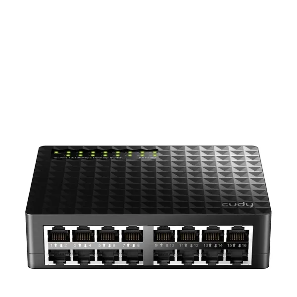 Cudy FS1016D switch Fast Ethernet (10/100) Negro FS1016D