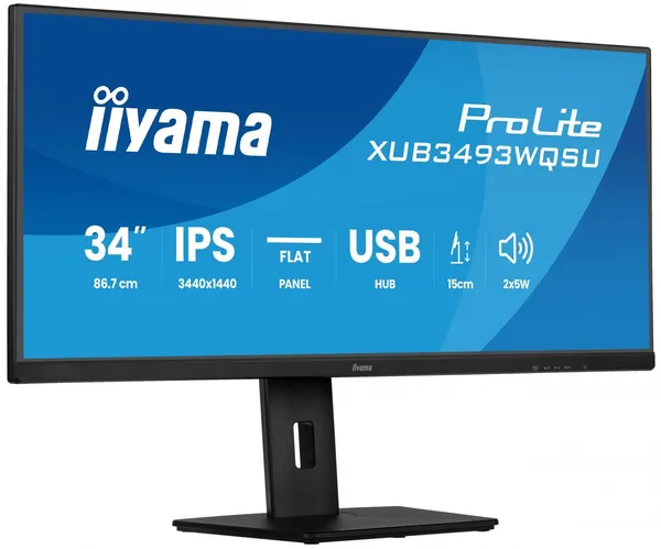 iiyama XUB3493WQSU-B6 34" UW panel IPS 3440x1440 120Hz XUB3493WQSU-B6
