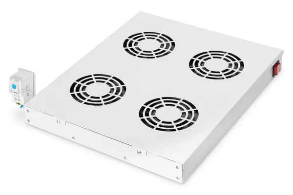 Panel de ventilación DIGITUS para armarios de 19'' de DN-19 FAN-4-HO