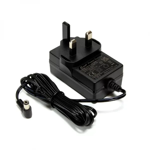 24v 1.2A power supply, right angle UK plug SAW30-240-1200GR2A-UK