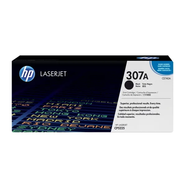 HP Cartucho de tóner original LaserJet 307A negro CE740A