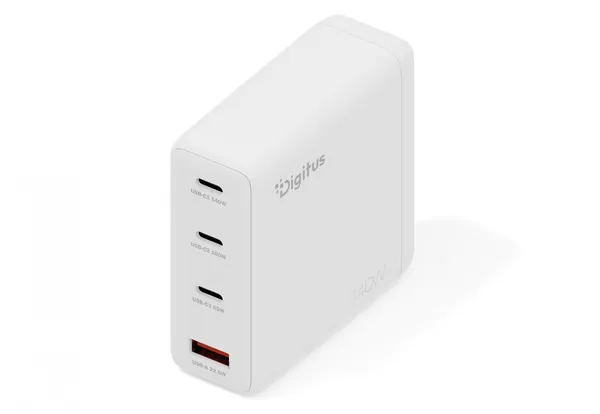 Digitus DA-10305 Cargador de pared GaN II 140W | 3x USB-C, 1x DA-10305
