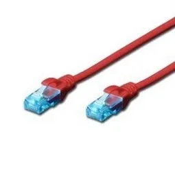 Digitus 0.25m Cat5e U-UTP cable de red Rojo 0,25 m DK-1512-0025/R