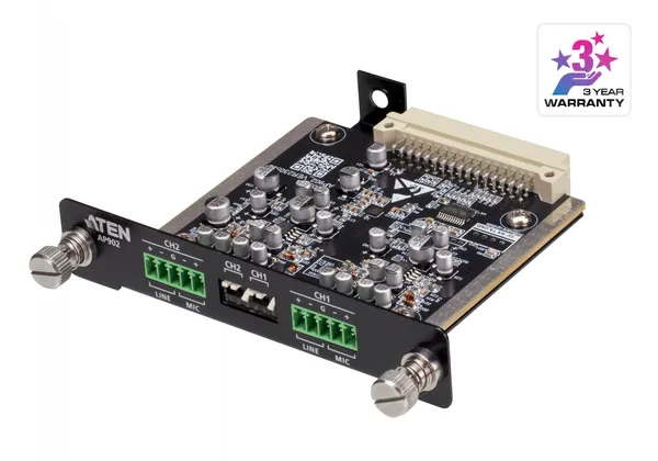 ATEN AP902 2.0 canales Negro, Metálico AP902-AT