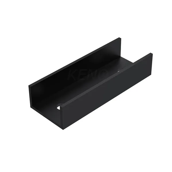 Conector de perfiles negro K-02-CZ