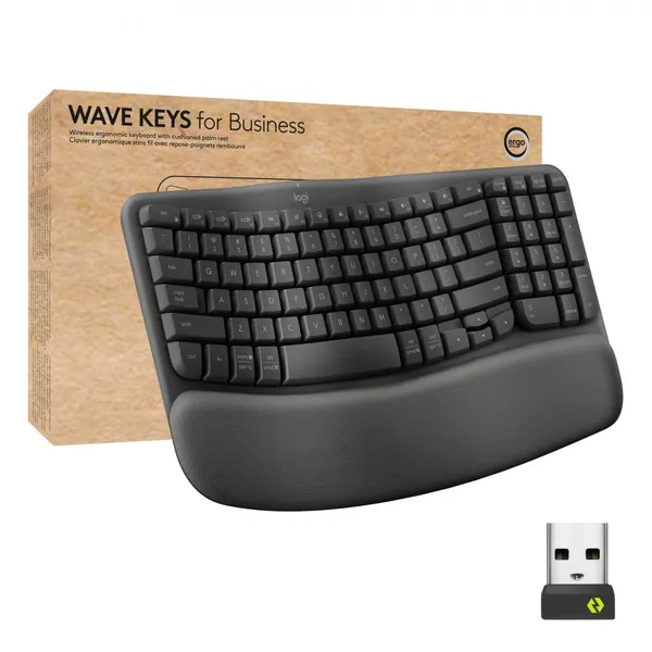 Logitech 920-012334 Wave Keys Teclado Inalámbrico para 920-012334