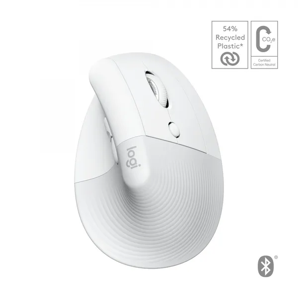 Logitech Lift for Mac ratón Oficina Mano derecha RF 910-006477