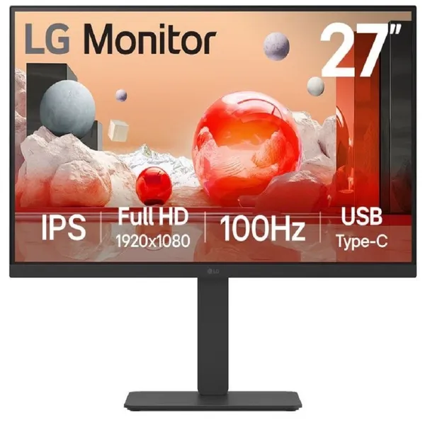 Monitor de computadora LG 27BA650-B 68,6 cm (27") 1920 x 27BA650-B