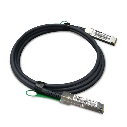 PLANET CB-DAQSFP-2M cable infiniBanc QSFP+ Negro, Gris CB-DAQSFP-2M